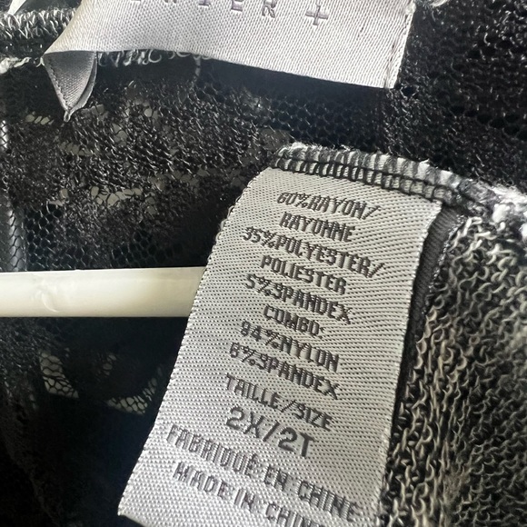 Tunic black and gray top - Picture 3 of 3